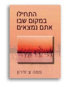 <b> התחילו במקום שבו אתם נמצאים</b><br>פמה צ’ודרון